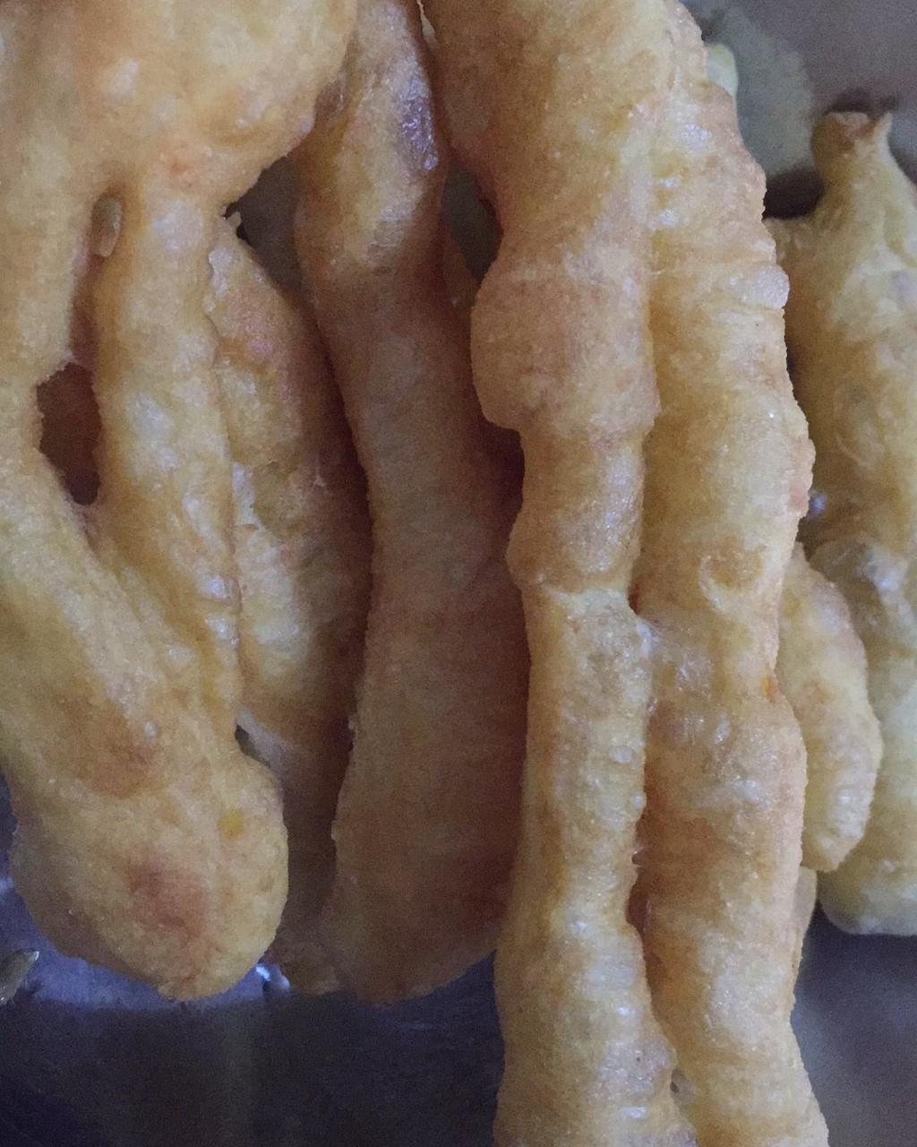 自制无泡打粉油条