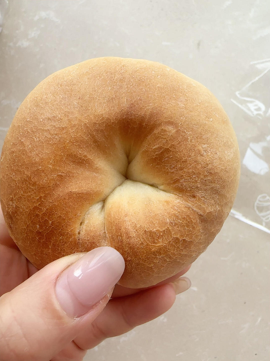 奶盐芝麻脆底贝果🥯咸香酥脆🧈奶味浓郁