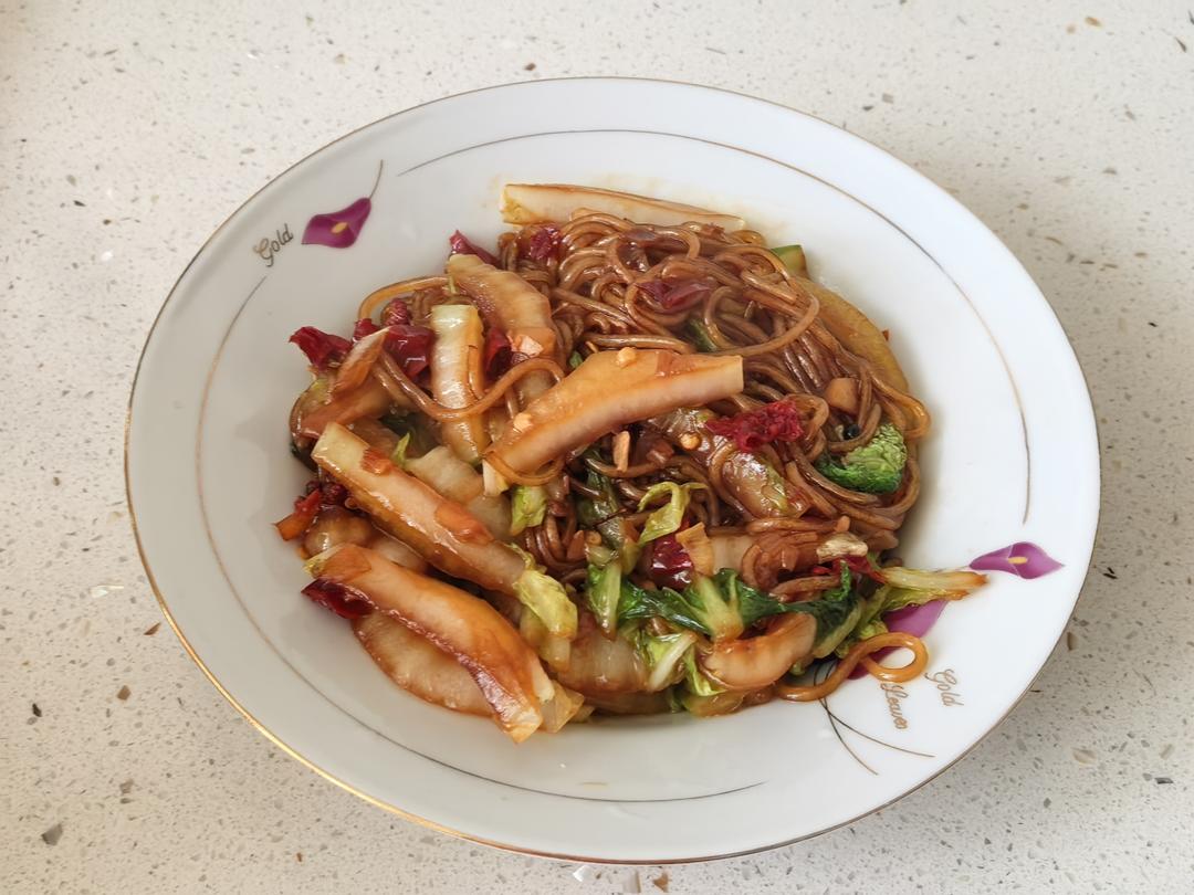 大白菜炒粉丝