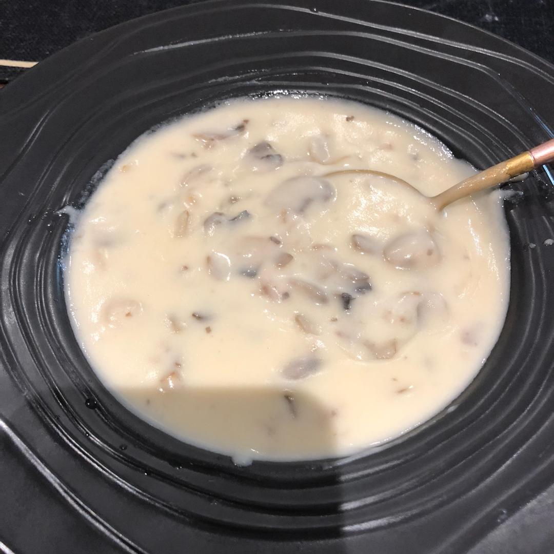 奶油蘑菇汤（完美比例版）