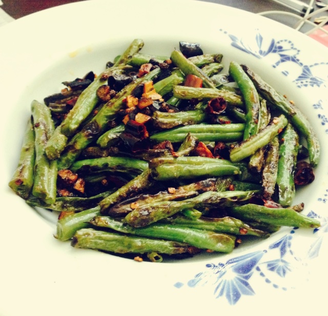 省时少油的干煸四季豆