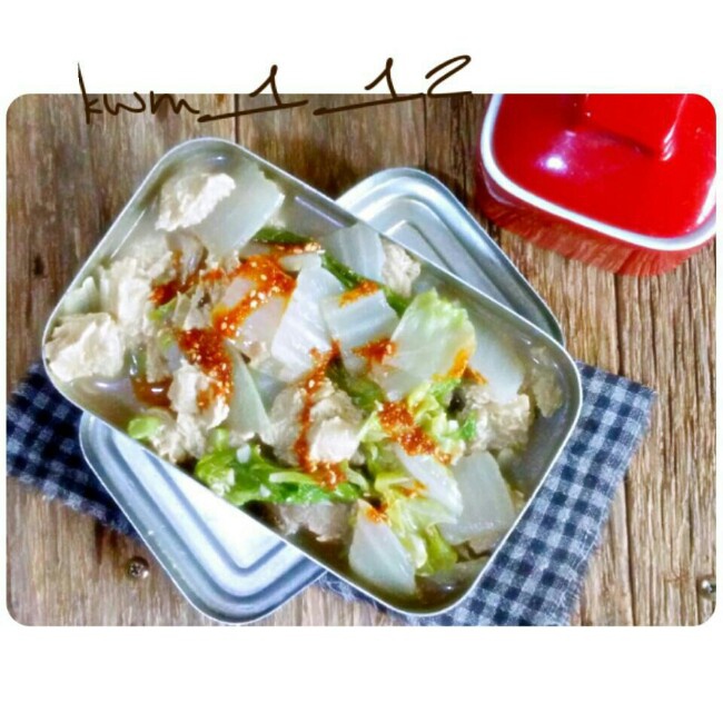 白菜炖冻豆腐