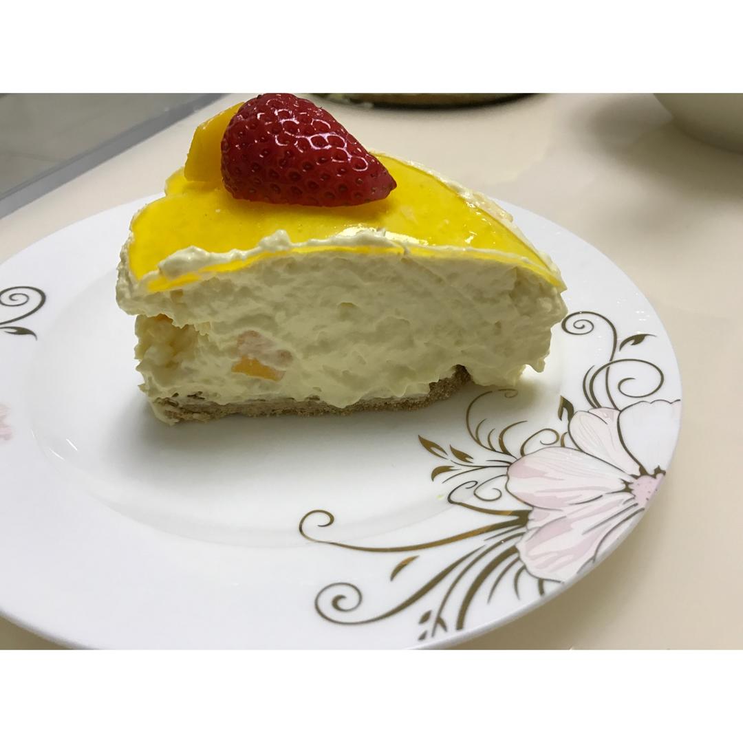 芒果酸奶慕斯加镜面 （8寸）