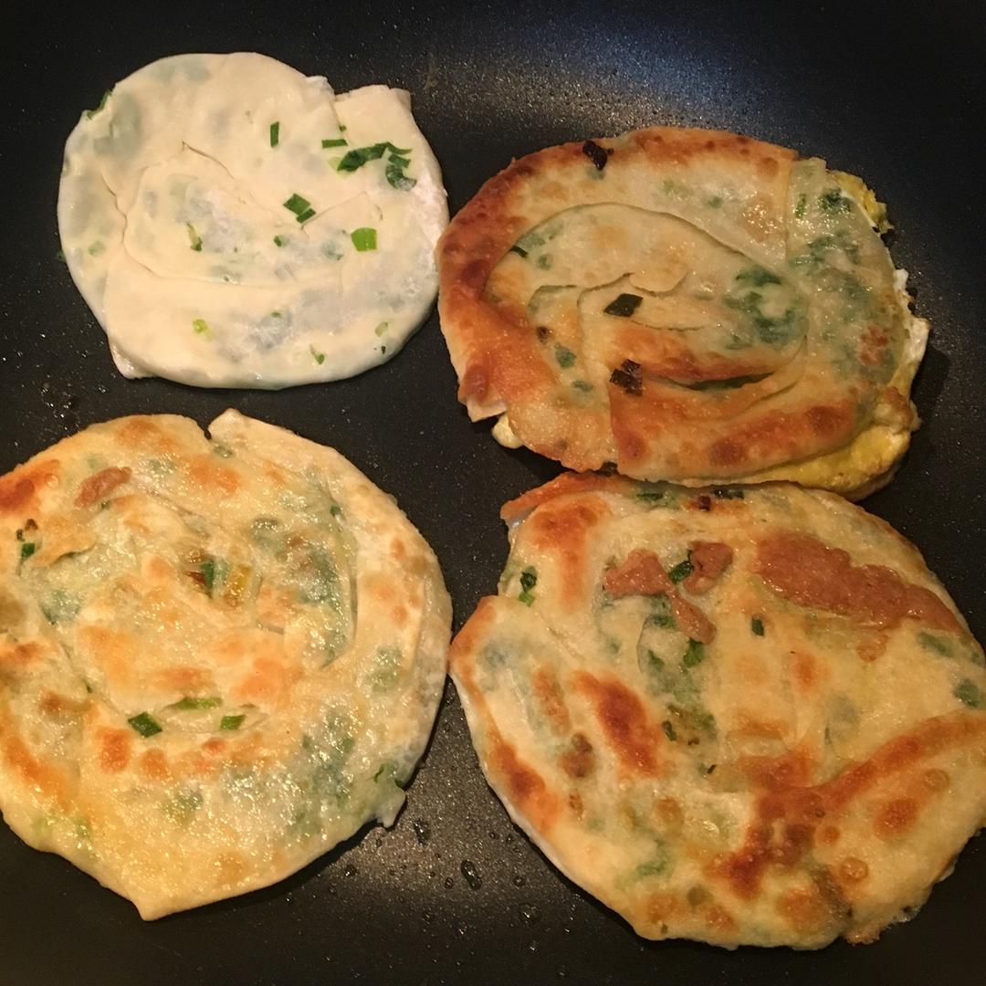 小馄饨皮葱油饼