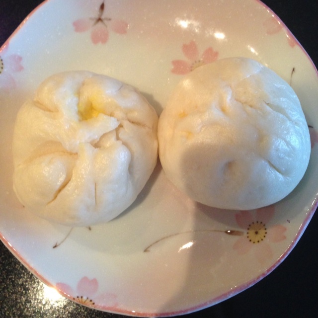 自制无油奶黄包