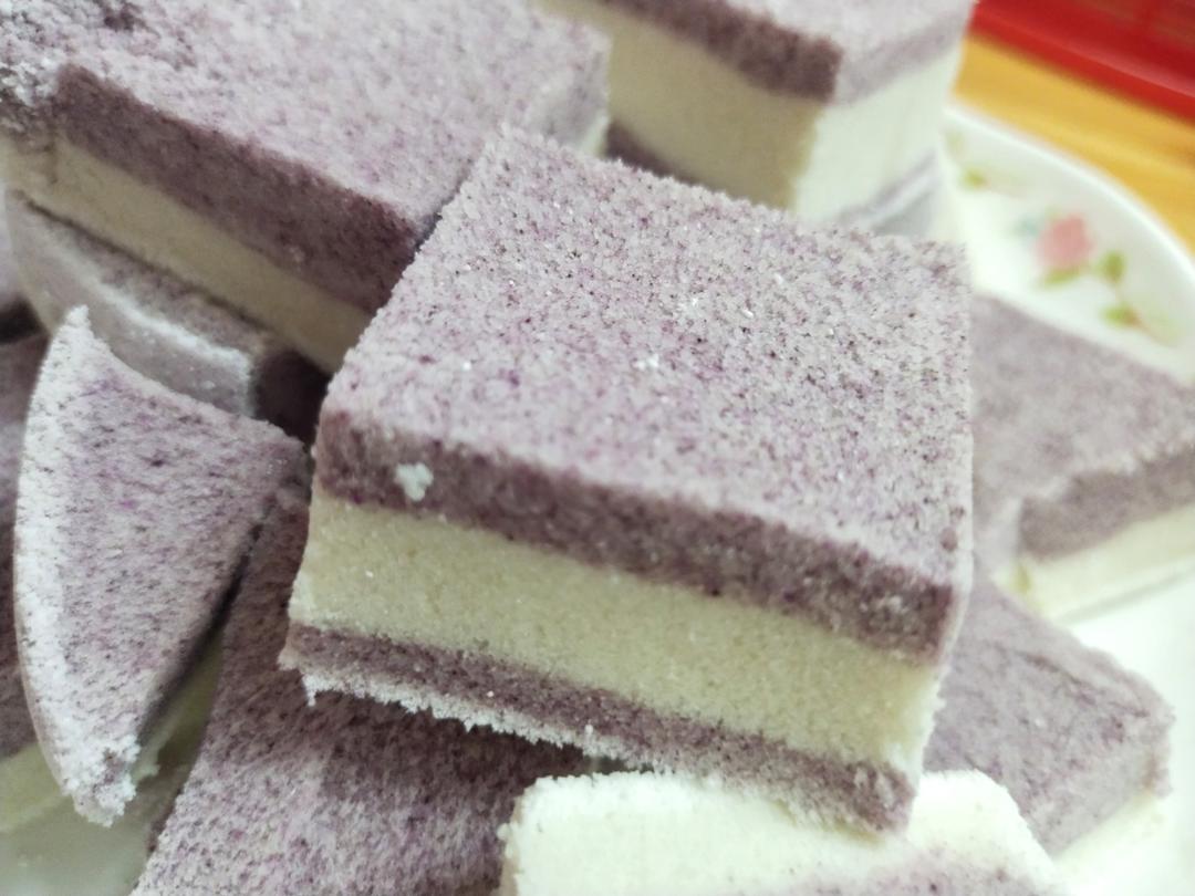 紫薯松糕
