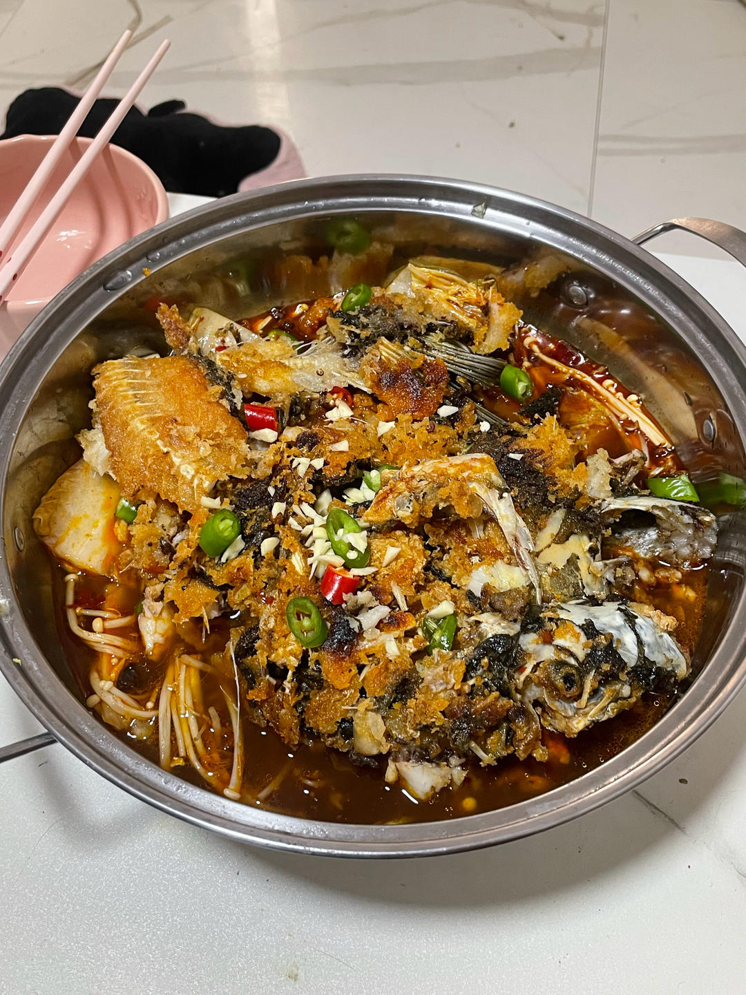 不用烤箱的烤鱼