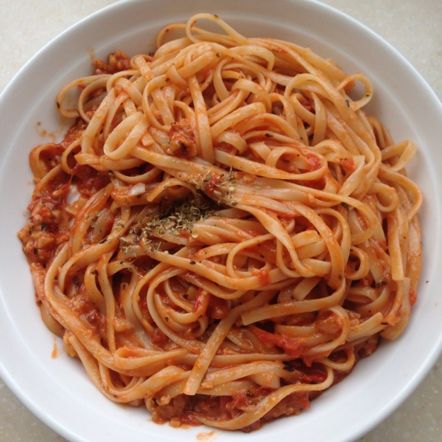 番茄肉酱意大利面