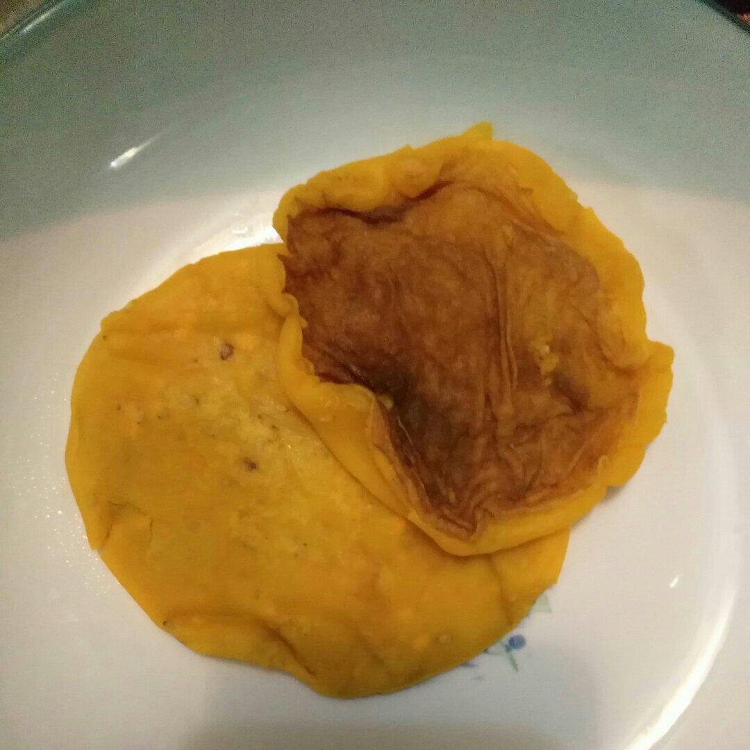 无油黑芝麻蛋饼--熟蛋黄消耗大法【健身必备】