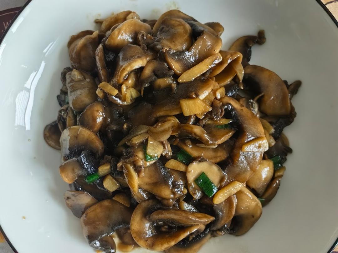 下饭菜蚝油炒口蘑