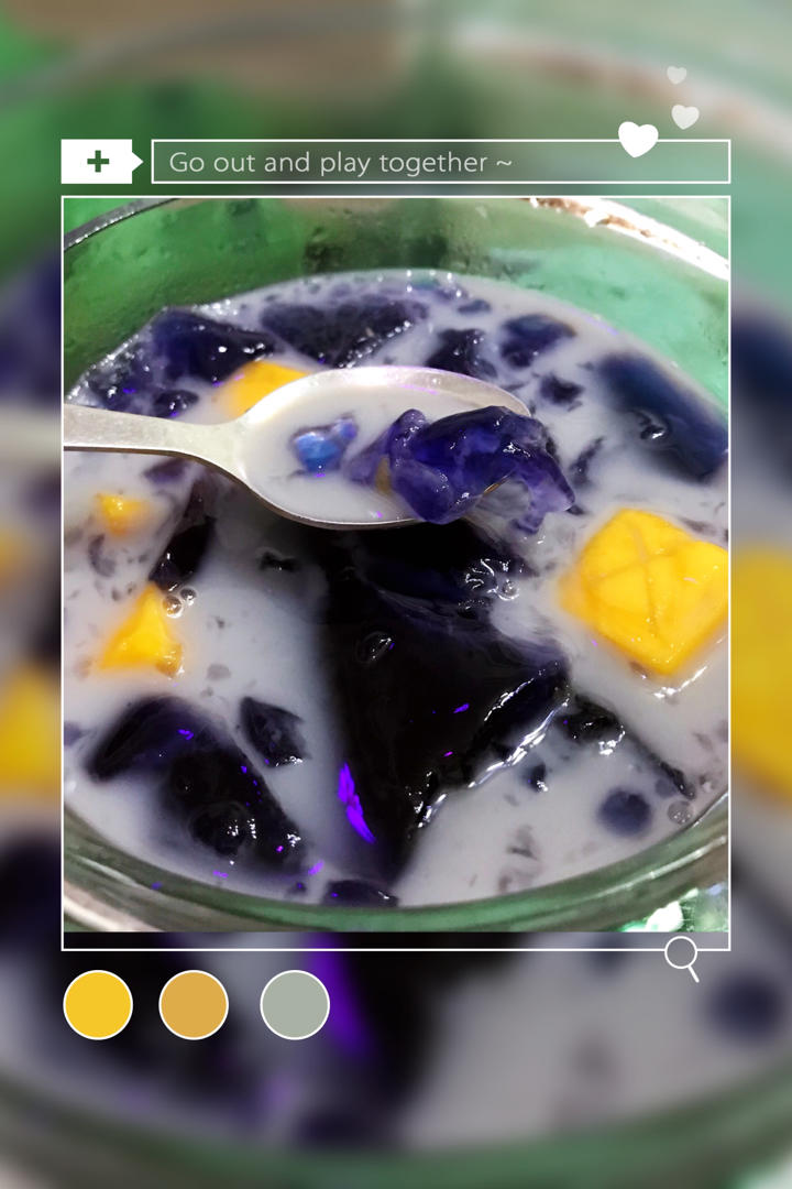 夏日必备❗️清凉解暑又简单的蝶豆花冰粉