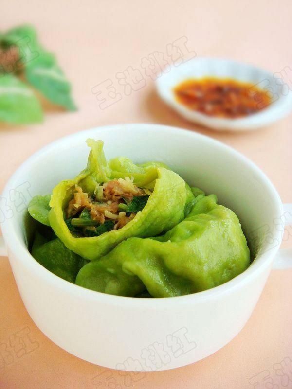 换个方式吃饺子了——翡翠鲜肉饺子的做法