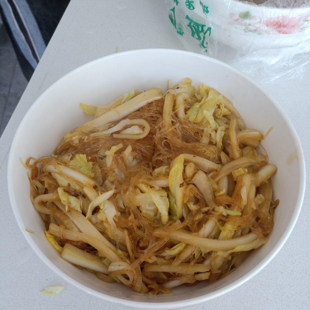 大白菜炒粉丝