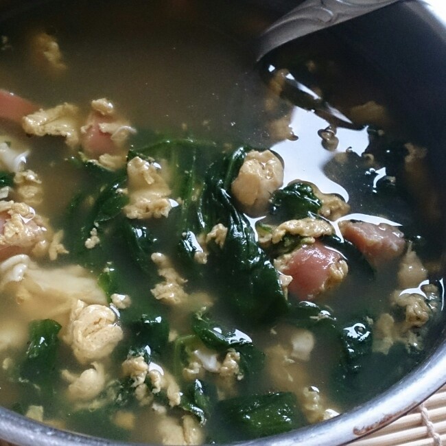 菠菜鸡蛋汤