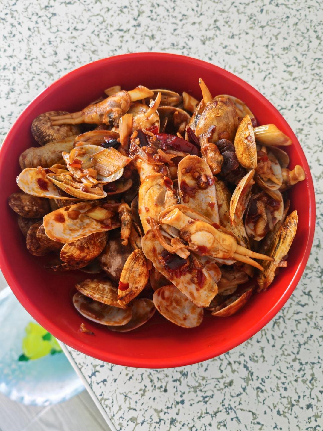 家常版——辣炒黄蚬子