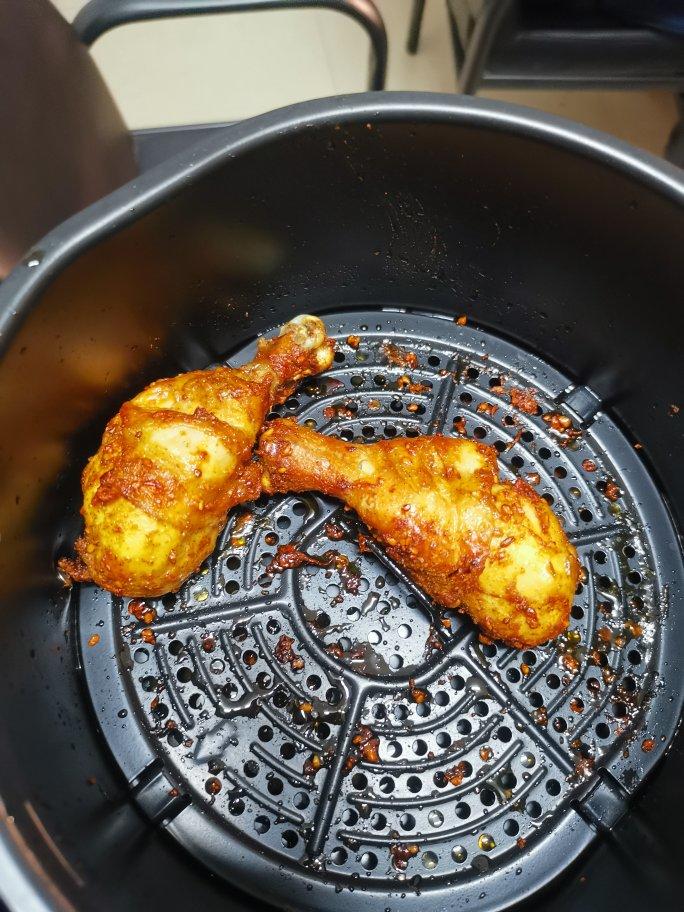 空气炸锅烤鸡腿，鲜嫩多汁