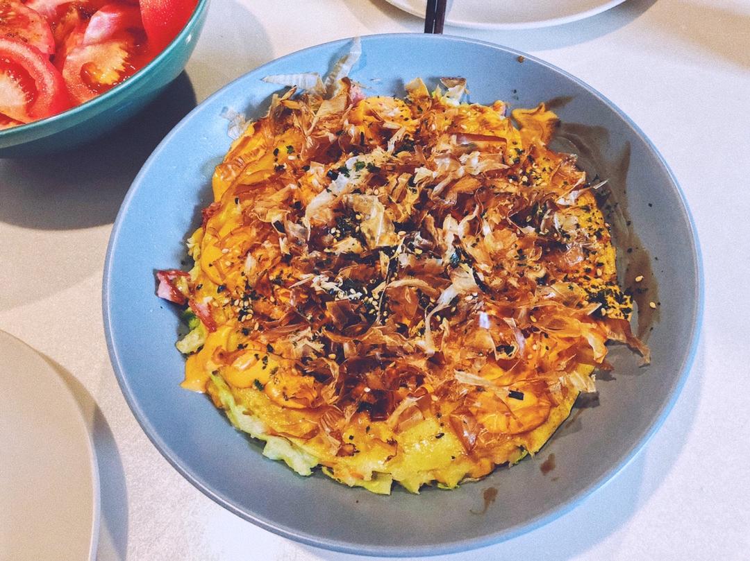 大阪烧 (Okonomiyaki)