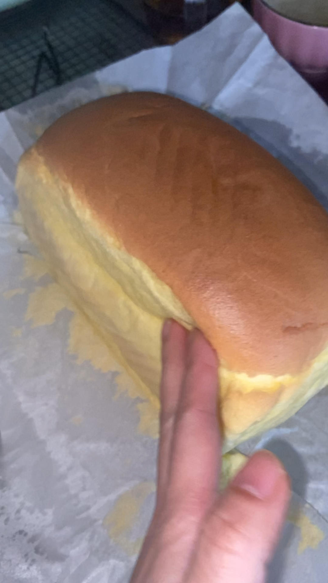 堪比柯基屁股
爆浆芝士🧀古早蛋糕