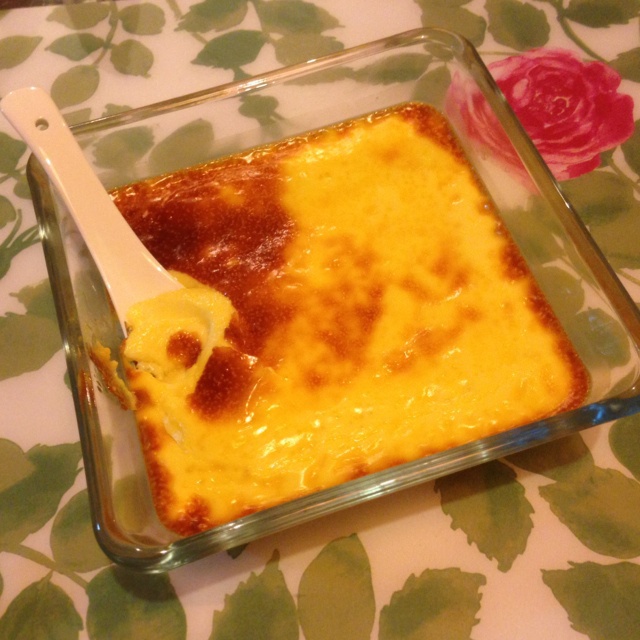 Crèmebrulée。法式烤布雷。焦糖布丁。