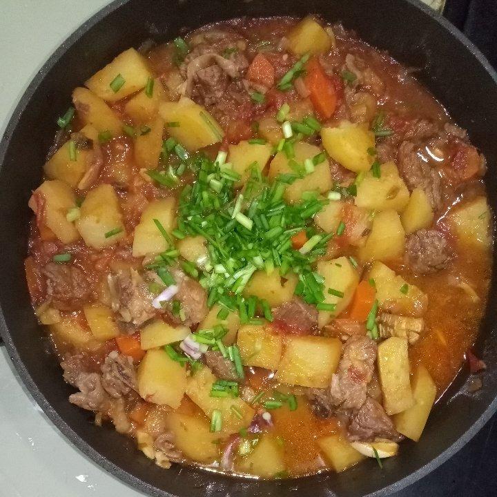 健康餐67做的土豆炖牛肉