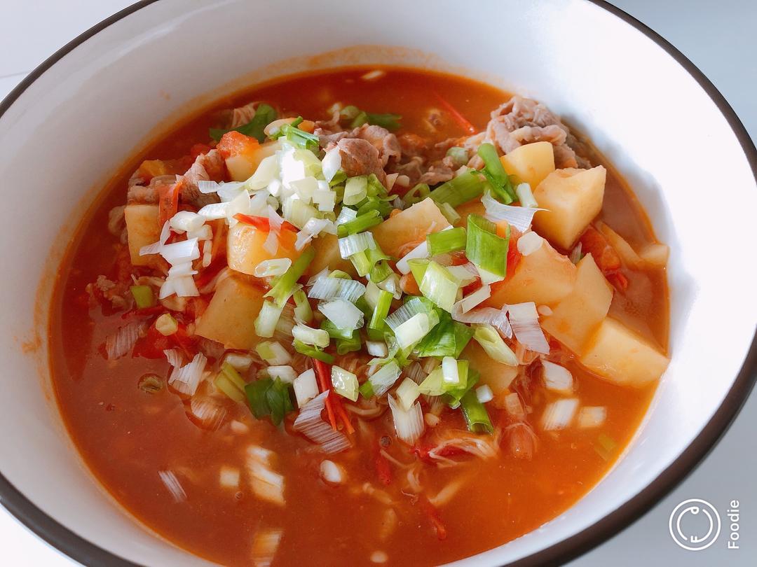 番茄肥牛金针菇