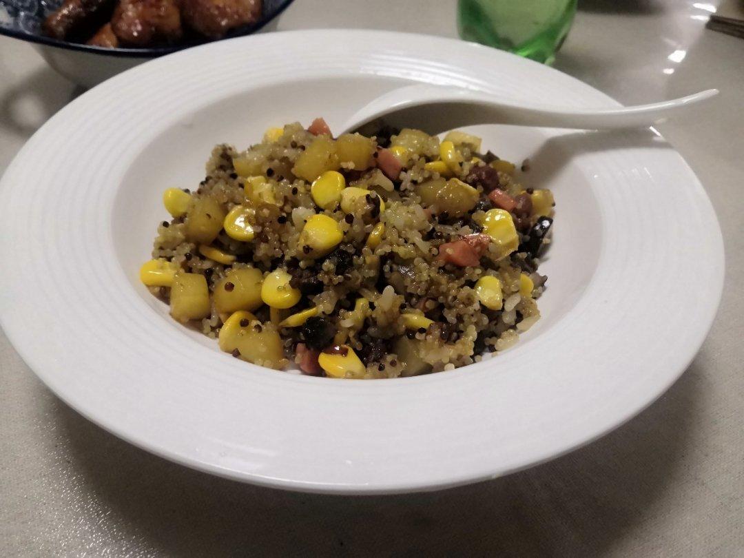 土豆藜麦炒饭