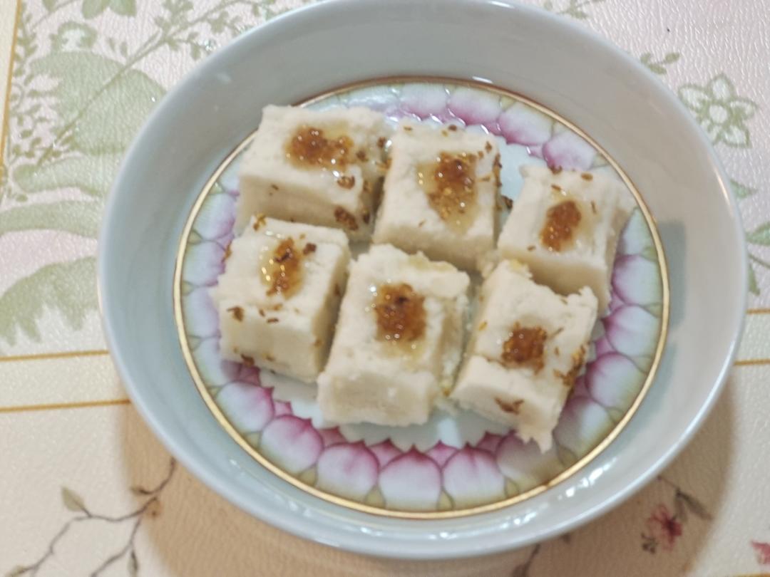 【桂花糕×蜂蜜桂花炖奶】