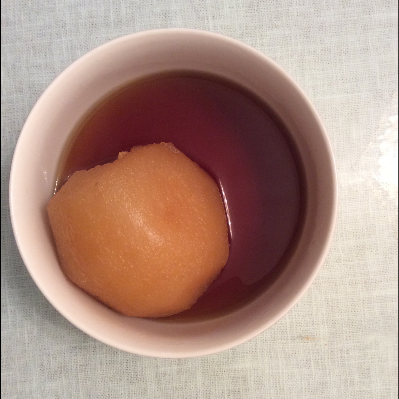 红糖炖梨