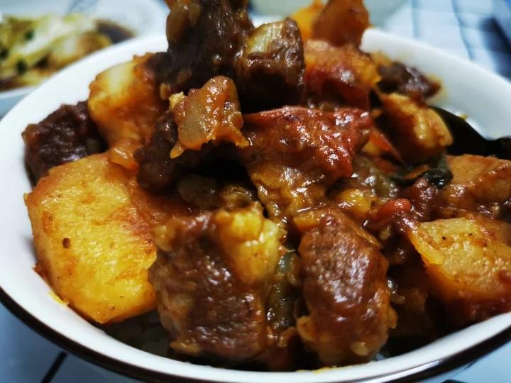 土豆炖牛肉
