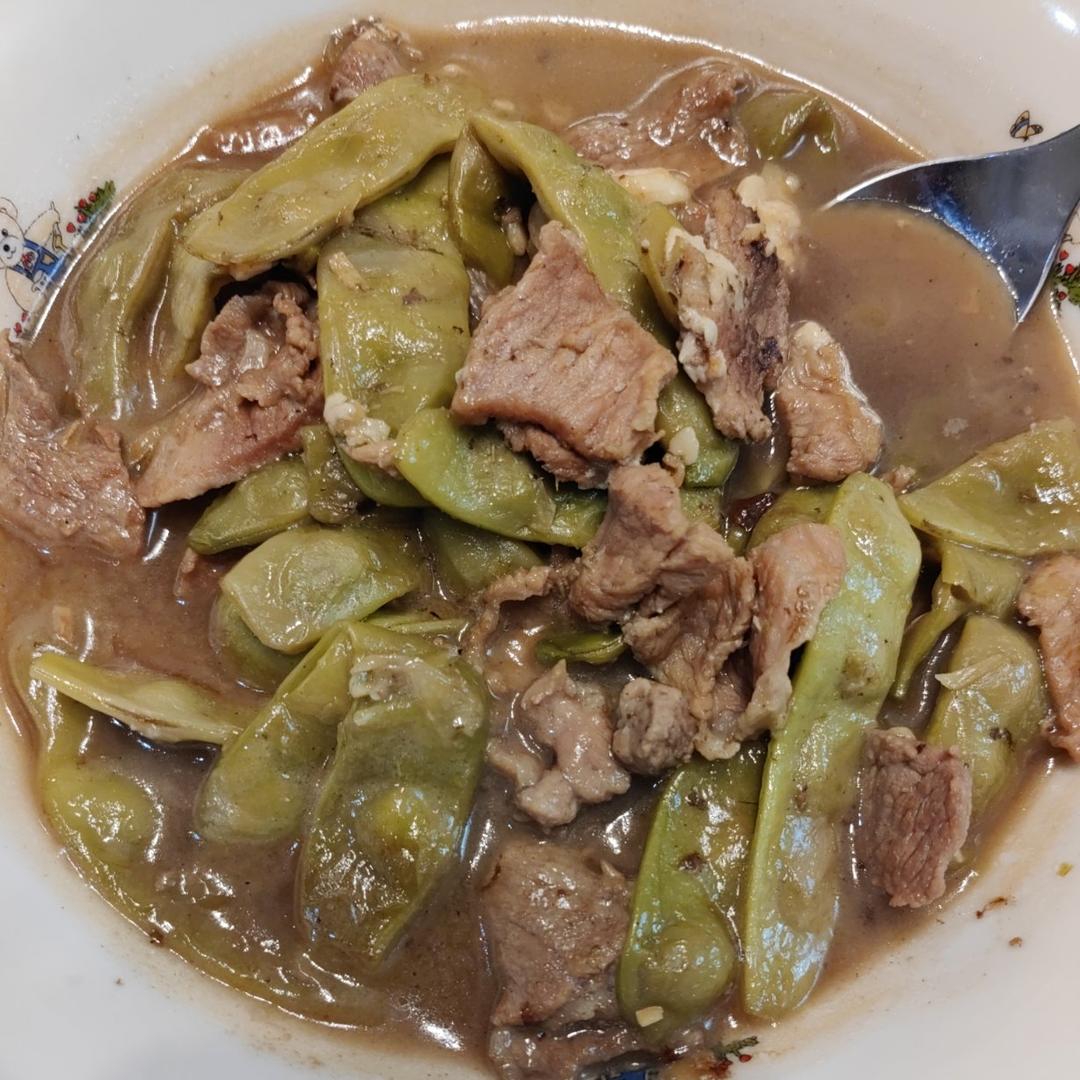 百吃不厌的东北豆角炖肉