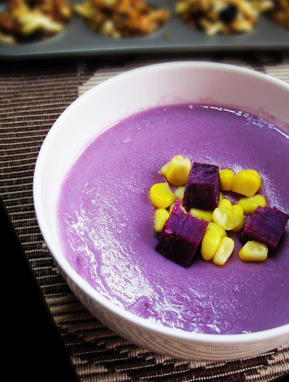 健康简单又美味的紫薯羹的做法