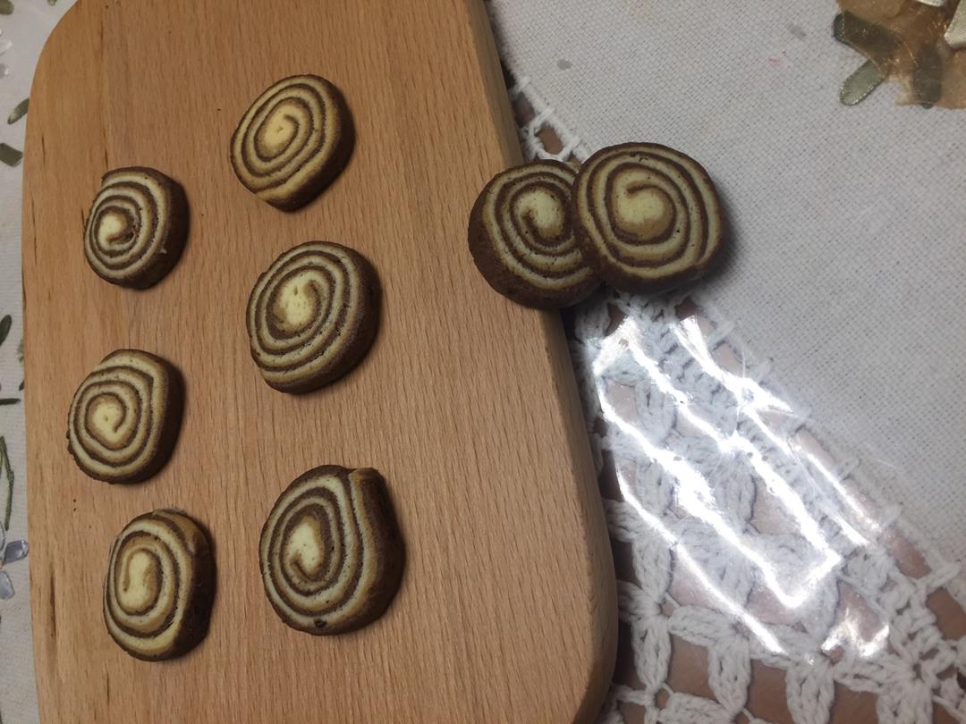 三色旋纹曲奇饼