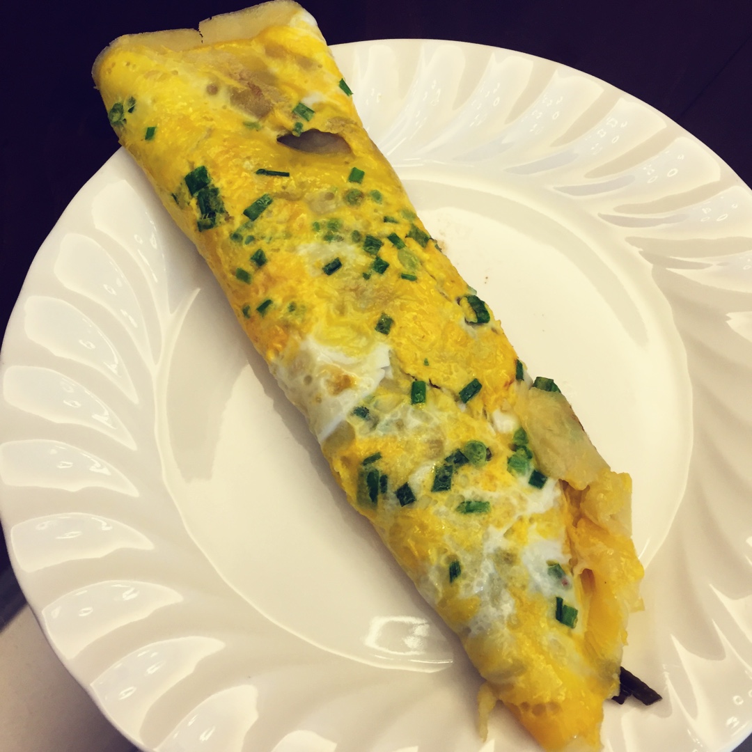 平底锅版煎饼果子