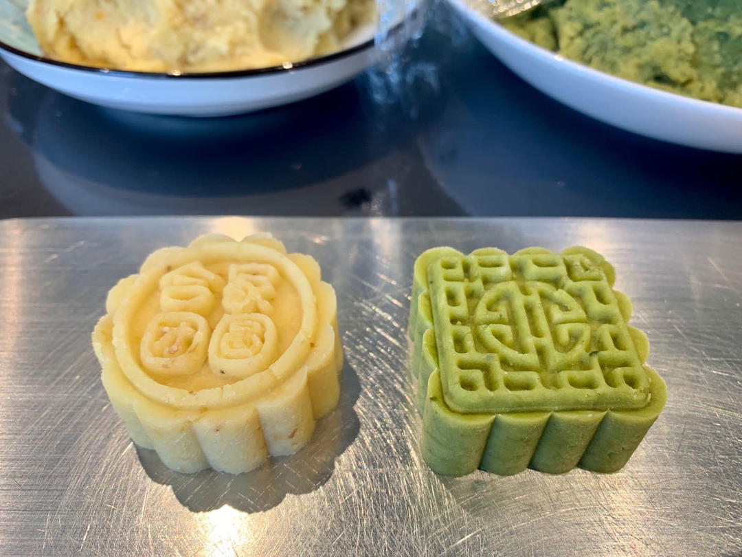 奶香绿豆糕（无豆腥味，超快手不麻烦）