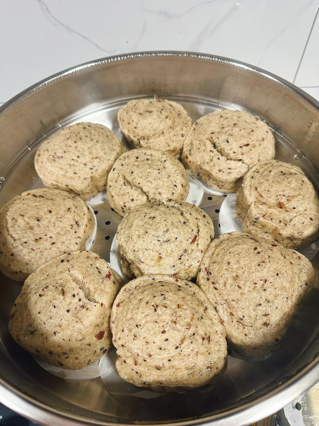 苹果山药馒头（一次发酵）