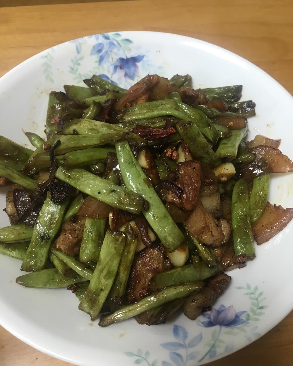 干煸四季豆（少油版）