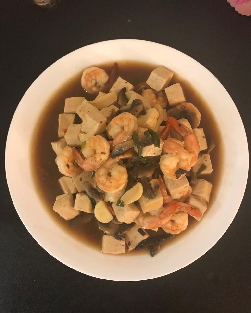 虾仁豆腐