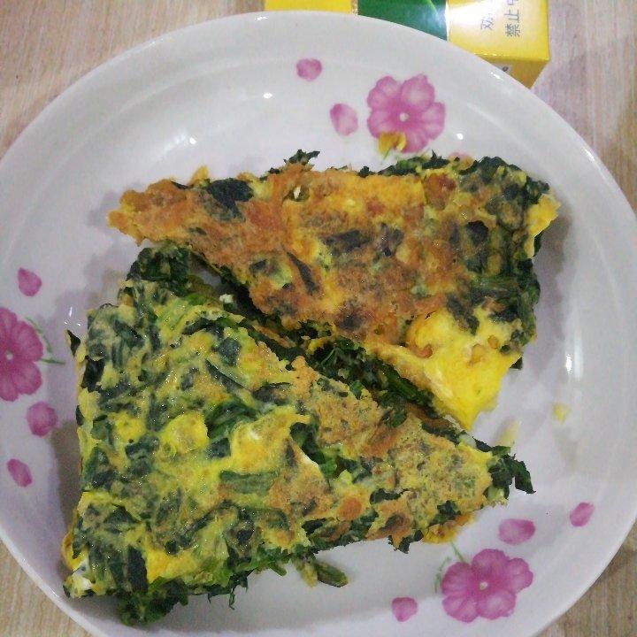 低脂菠菜蛋饼