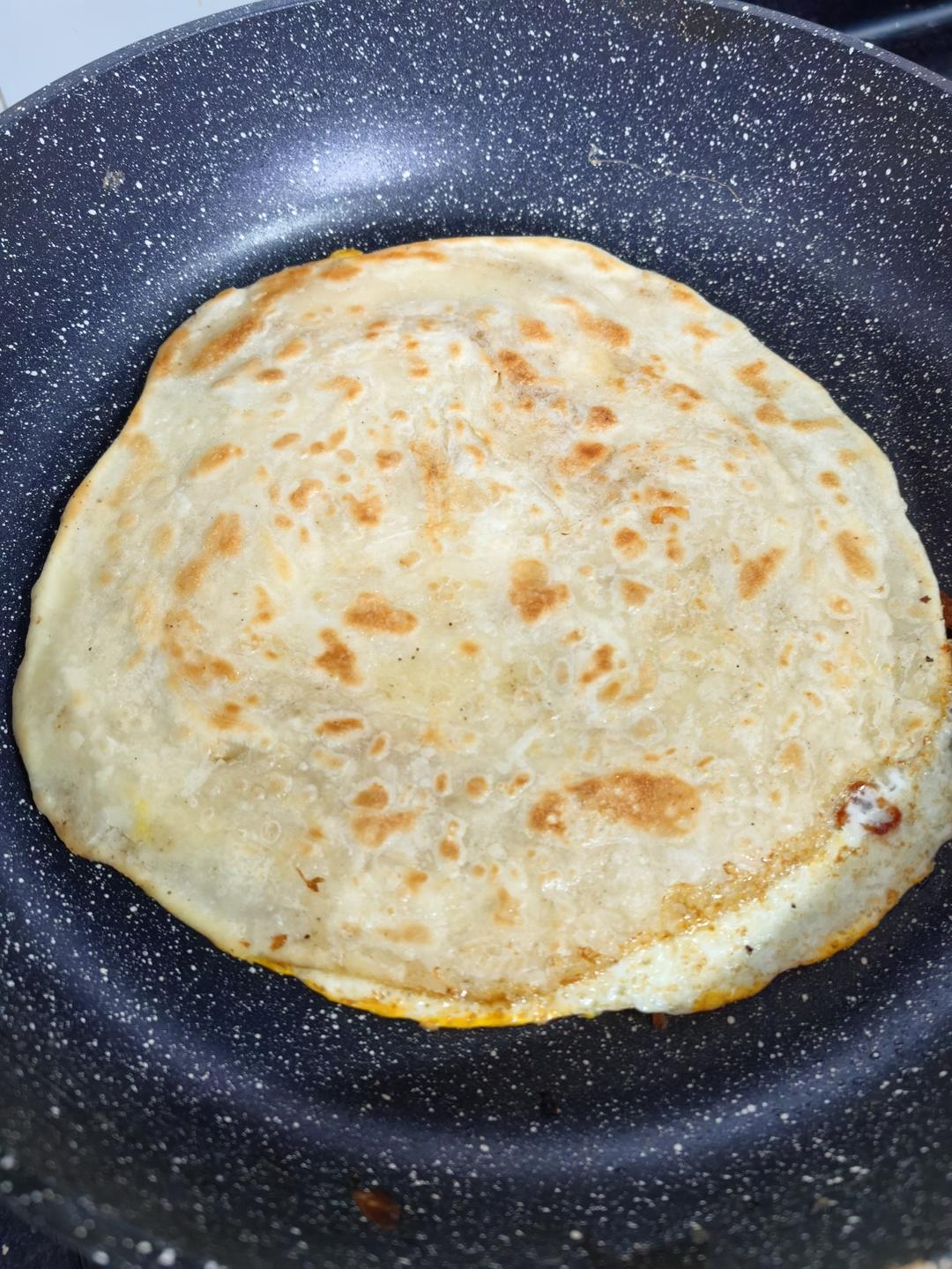 自制手抓饼胚，不到3块钱的面粉做了10张手抓饼