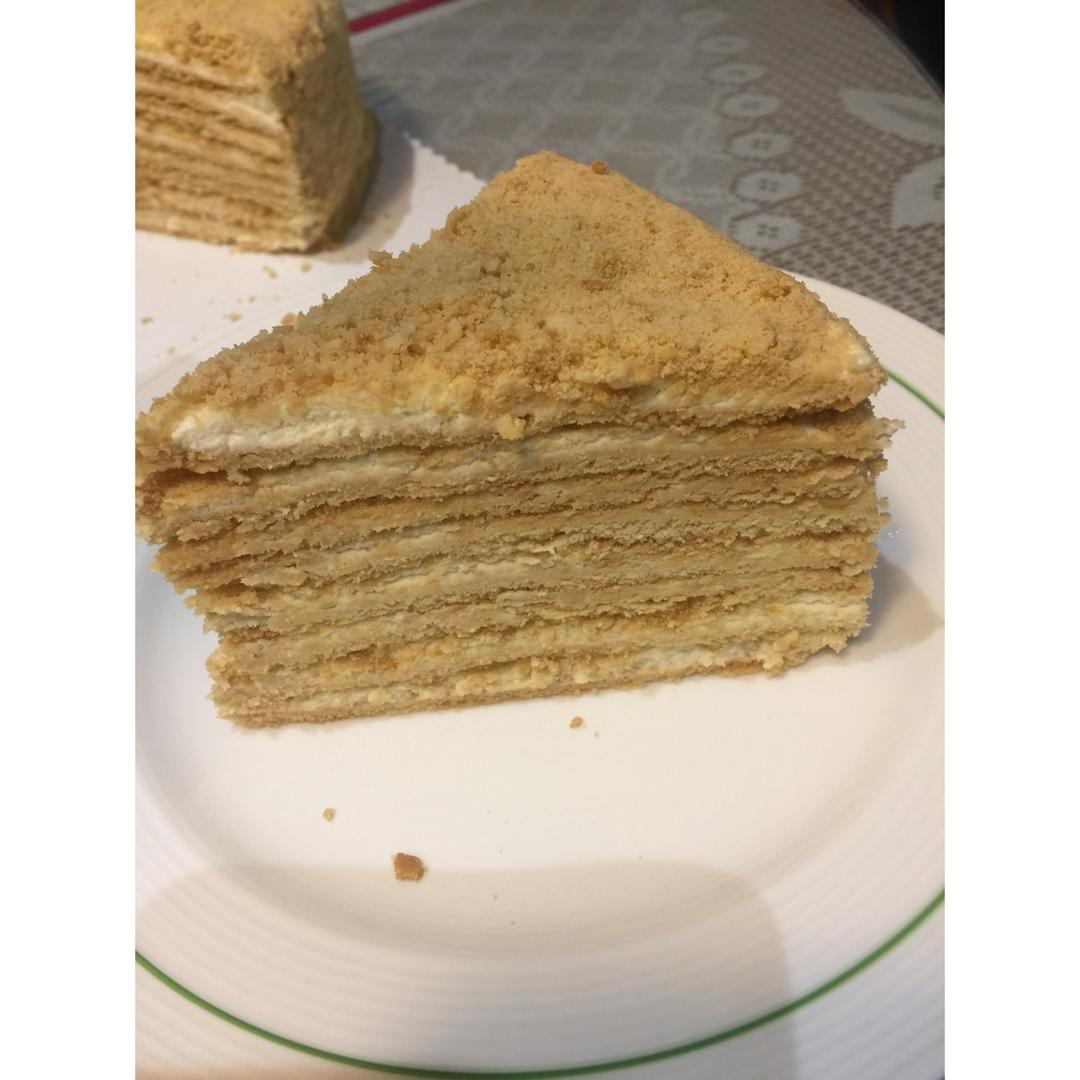 俄罗斯蜂蜜蛋糕   千层蛋糕【又名提拉米苏】