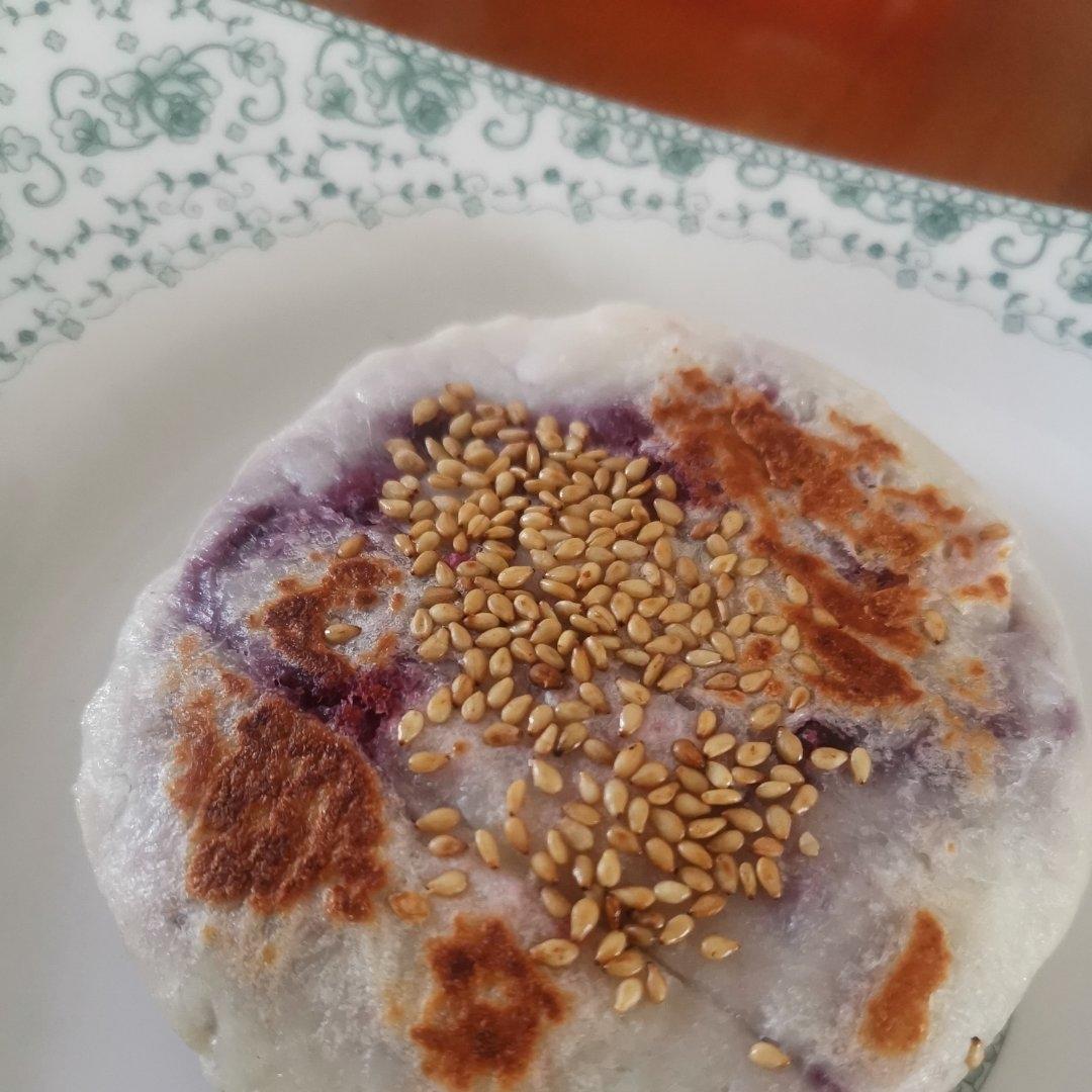 山药紫薯饼—快手早餐