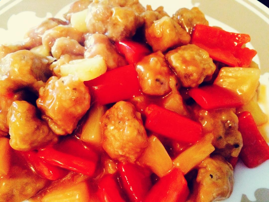 不要半小时就能吃到的菠萝古老肉的做法