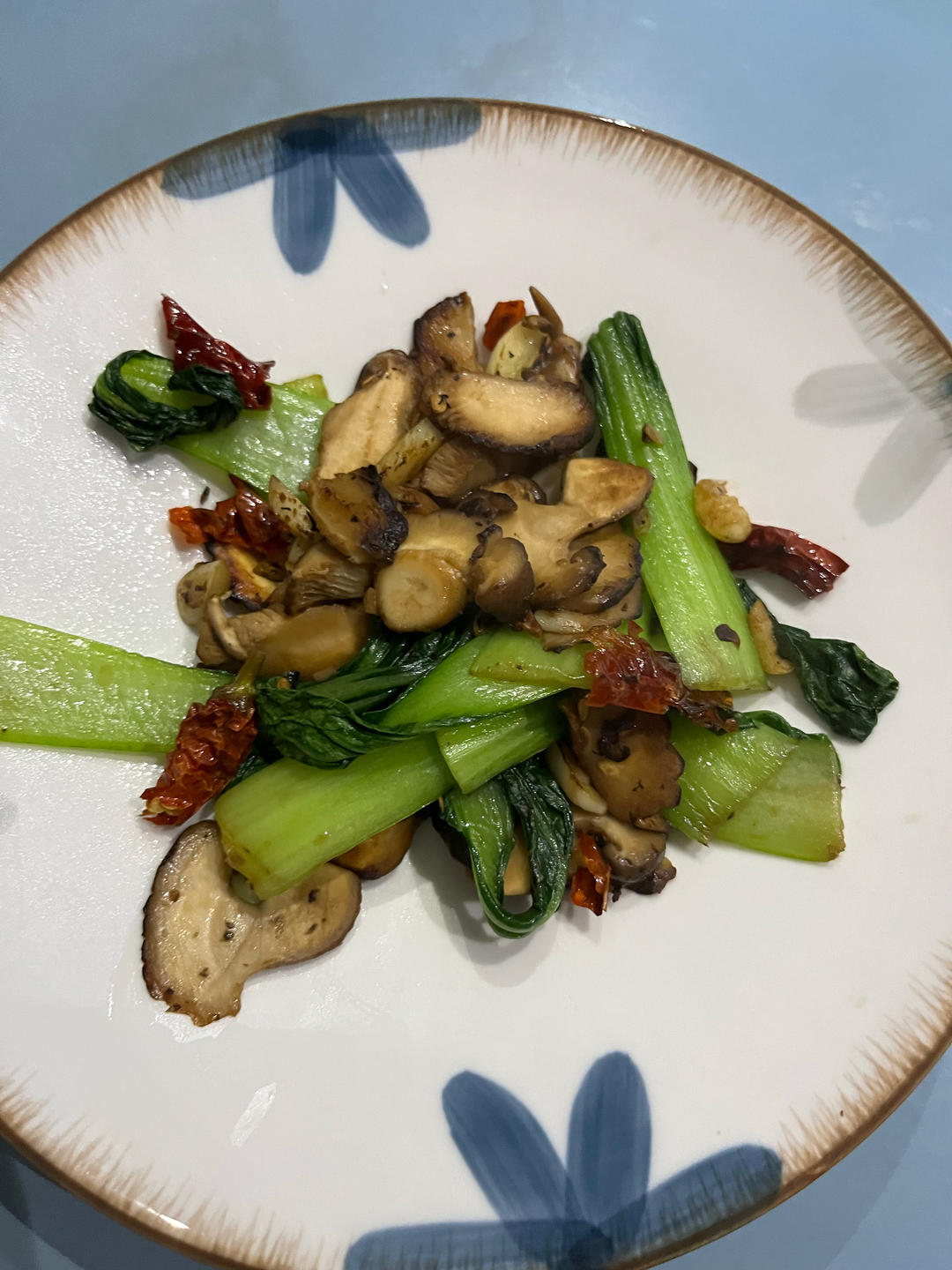 香菇炒小青菜