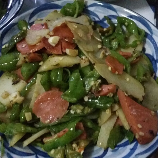 懒人版青椒土豆片