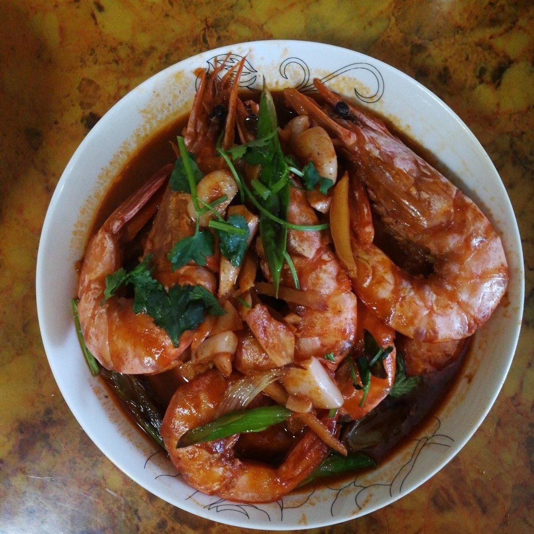 油焖大虾