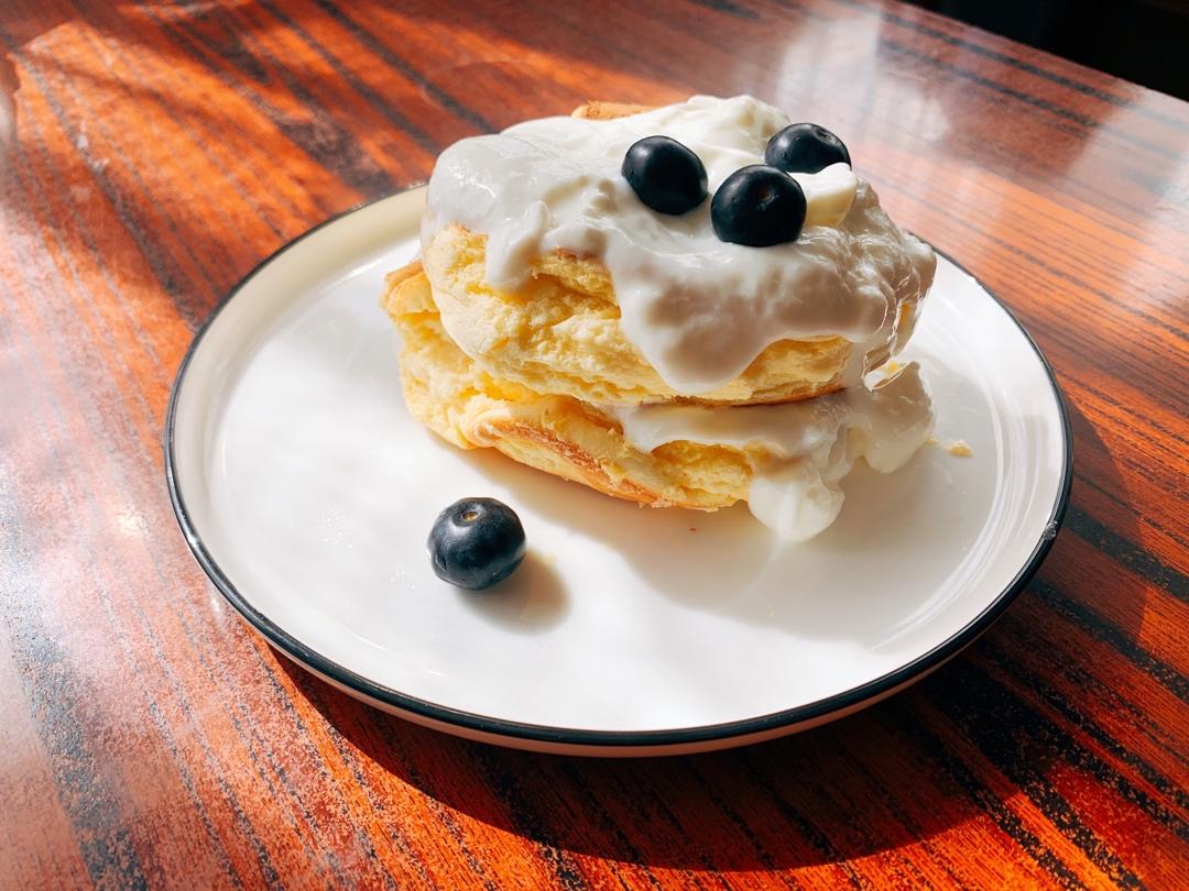 平底锅版舒芙蕾松饼