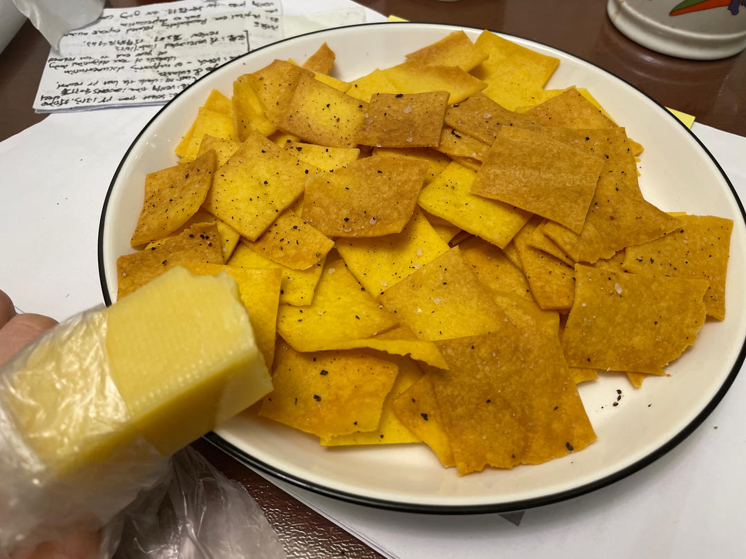 烤玉米片、健康低卡零食、追剧标配😄