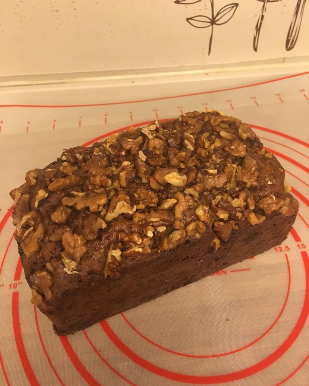 香蕉核桃磅蛋糕 Banana & Walnut Pound Cake