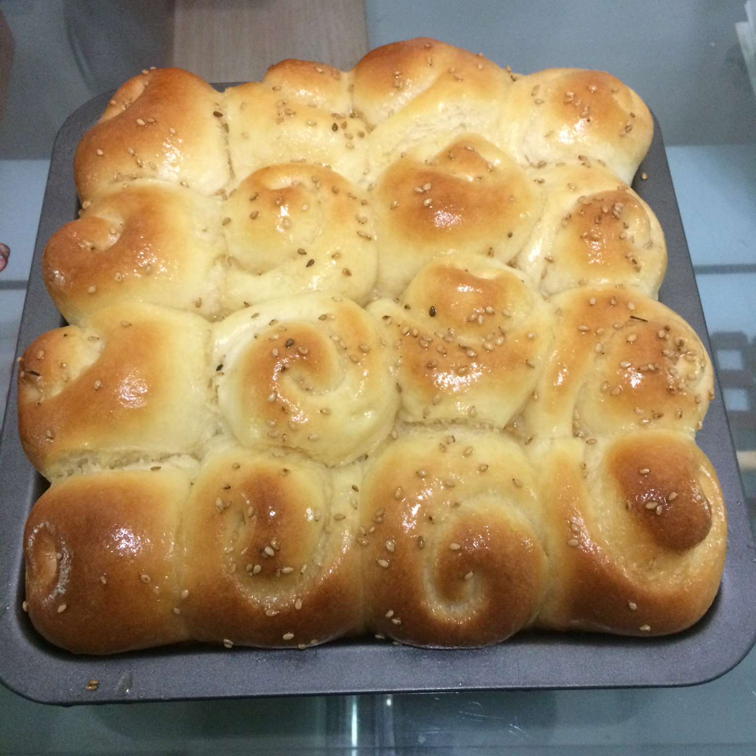 脆底蜂蜜小面包