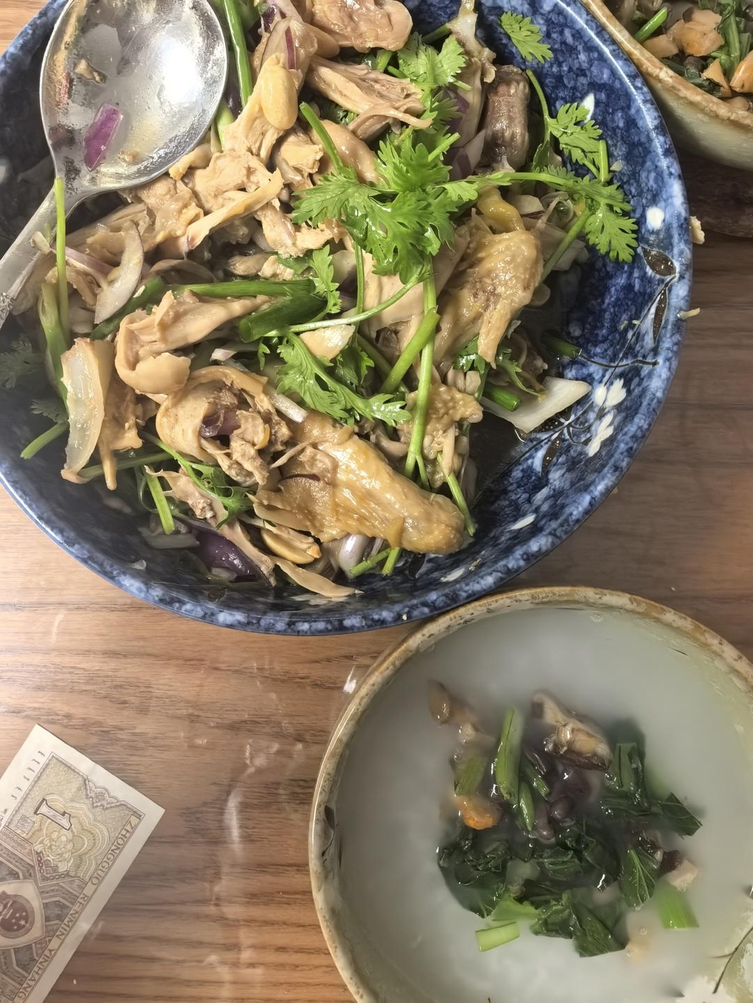 盐焗手撕鸡（易做好吃）